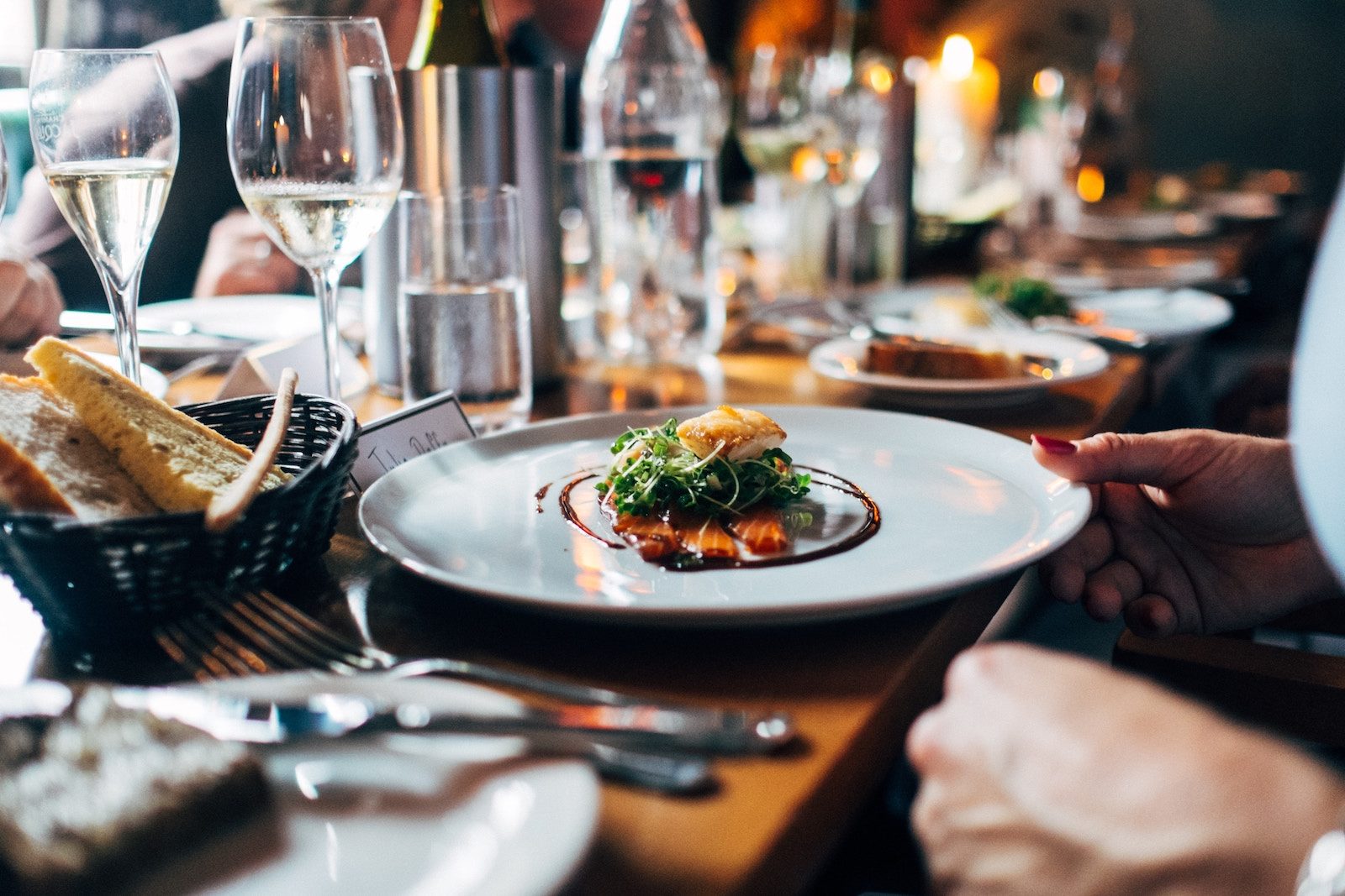 Luxury dining experience